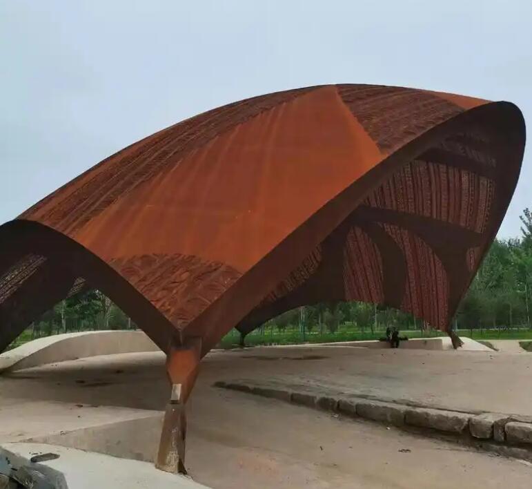 建瓯耐候钢板精神堡垒