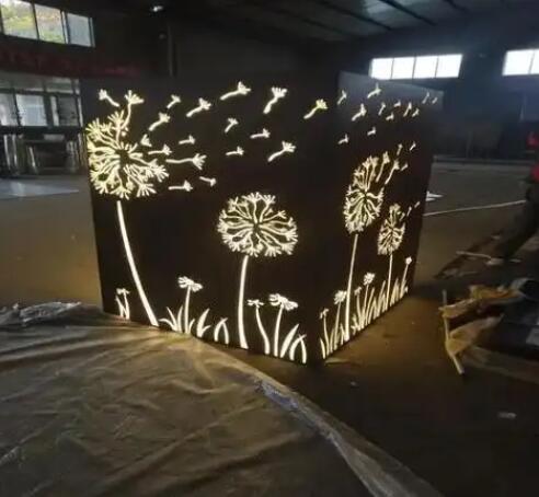 建瓯耐候钢灯箱